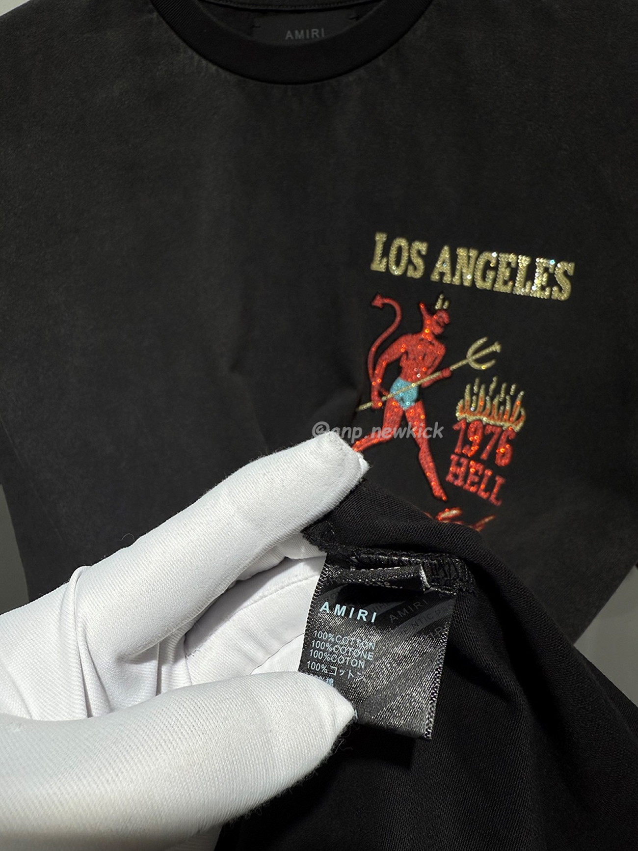 Amiri Cotton Crystal Sinners T Shirt (8) - www.newkick.vip